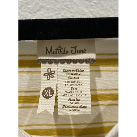 MATILDA JANE Sunny Boat Neck Striped Blouse - Picture 2 of 7